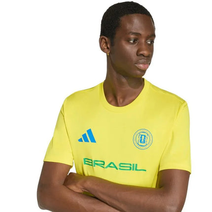 Vyriški „adidas“ Brazilijos rinktinės 26 marškinėliai, geltoni, KH2307