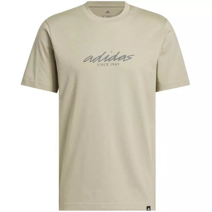 Vyriški adidas Color Connect grafiniai marškinėliai smėlio spalvos KE1315
