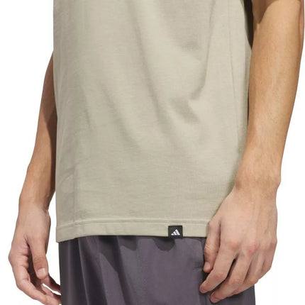 Vyriški adidas Color Connect grafiniai marškinėliai smėlio spalvos KE1315