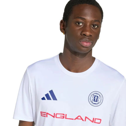Vyriški adidas England 26 marškinėliai, balti, KH2309