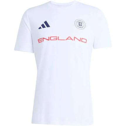 Vyriški adidas England 26 marškinėliai, balti, KH2309