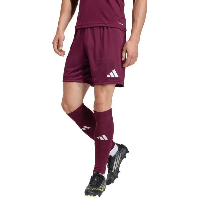 Vyriški „adidas“ Entrada 26 bordo spalvos šortai JZ2514