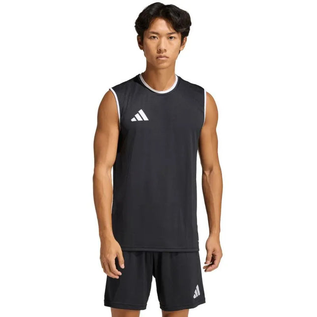 Vyriški adidas Entrada 26 marškinėliai be rankovių, juodi KB3929