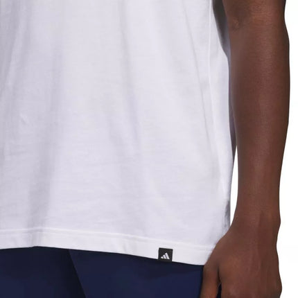 Vyriški adidas marškinėliai su grafiniu piešiniu „Color Connect“, balti, JZ7546