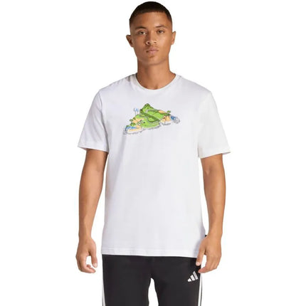 Vyriški adidas Novelty Mini marškinėliai balti JZ5037