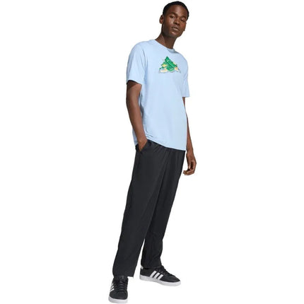 Vyriški adidas Novelty Mint marškinėliai, šviesiai mėlyni JZ5038