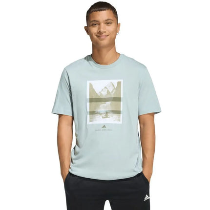 Vyriški adidas Outdoor Kayaking grafiniai marškinėliai, mėtų spalvos KG5409