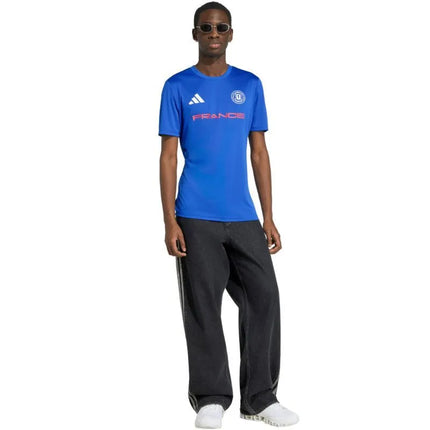 Vyriški adidas Prancūzijos rinktinės 26 marškinėliai, mėlyni, KH2312