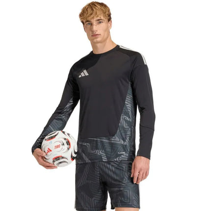 Vyriški adidas Tiro 26 Competition vartininko marškinėliai ilgomis rankovėmis, juodi, KB5254
