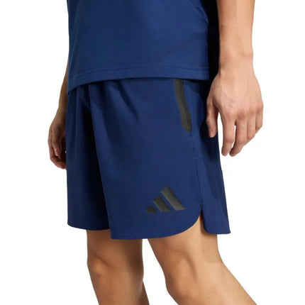 Vyriški adidas Tiro Travel Woven tamsiai mėlyni šortai KE8370