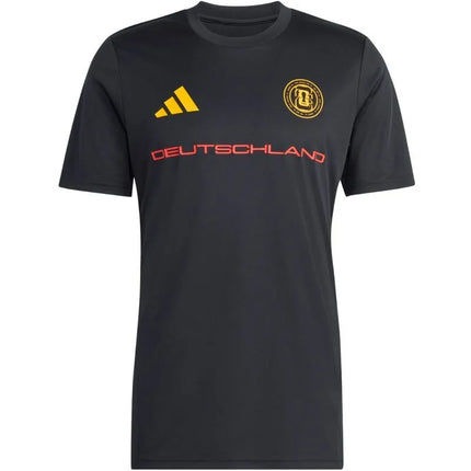 Vyriški adidas Vokietijos rinktinės 26-ojo numerio marškinėliai, juodi, KH2305