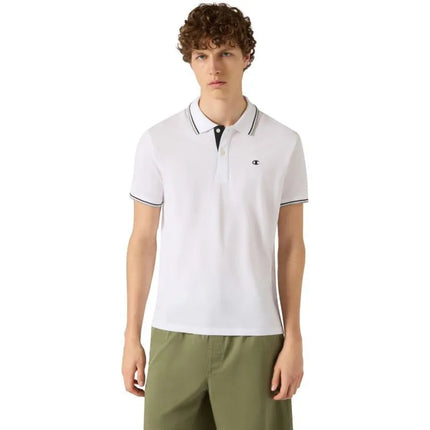 Vyriški „Champion“ polo marškinėliai, balti, 220897 WW006