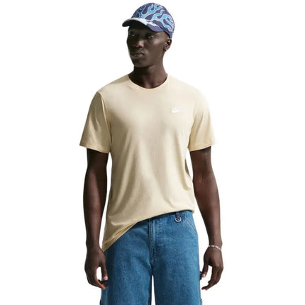 Vyriški marškinėliai Nike Club Tee, smėlio spalvos, AR4997 229