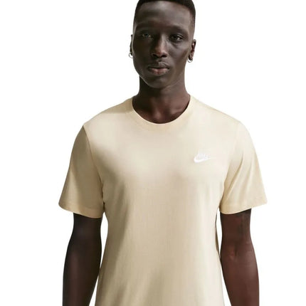 Vyriški marškinėliai Nike Club Tee, smėlio spalvos, AR4997 229