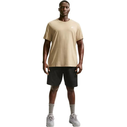 Vyriški marškinėliai Nike Club Tee, smėlio spalvos, AR4997 297