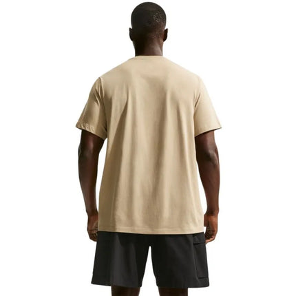 Vyriški marškinėliai Nike Club Tee, smėlio spalvos, AR4997 297