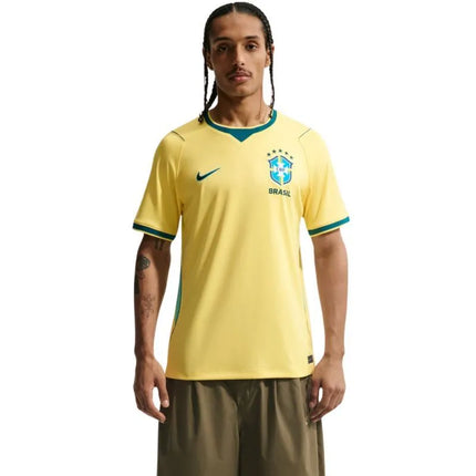 Vyriški „Nike“ Brazilijos 2026 m. stadiono namų rungtynių marškinėliai, geltoni IF7054 724