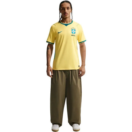 Vyriški „Nike“ Brazilijos 2026 m. stadiono namų rungtynių marškinėliai, geltoni IF7054 724