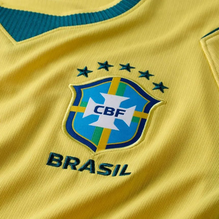 Vyriški „Nike“ Brazilijos 2026 m. stadiono namų rungtynių marškinėliai, geltoni IF7054 724
