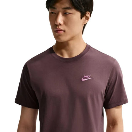Vyriški Nike Club marškinėliai, rudi, AR4997 502