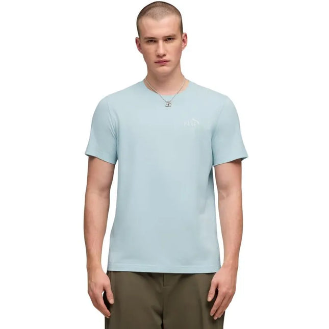 Vyriški Puma ESS Small No. 1 marškinėliai, šviesiai mėlyni, 682535 48