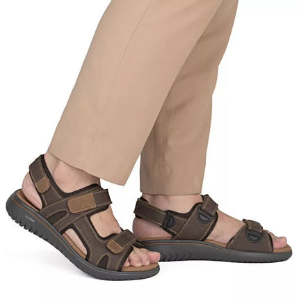 Vyriški rudos odos sandalai su Velcro užsegimu Rieker 26450-26