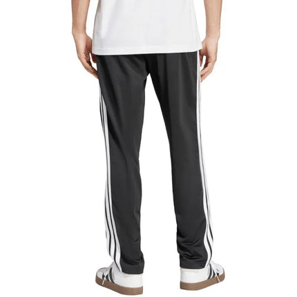 Vyriškos „adidas 3-Stripes Tricot“ tiesaus kirpimo kelnės atvira apačia, juodos, JI8802