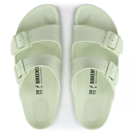 Vyriškos Birkenstock Arizona Essentials EVA „Faded Lime“ spalvos putplasčio šlepetės plačiai pėdai (1024571)