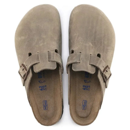 Vyriškos klumpės Birkenstock BOSTON BS 1018147 TABACCO BROWN (standartinis plotis)