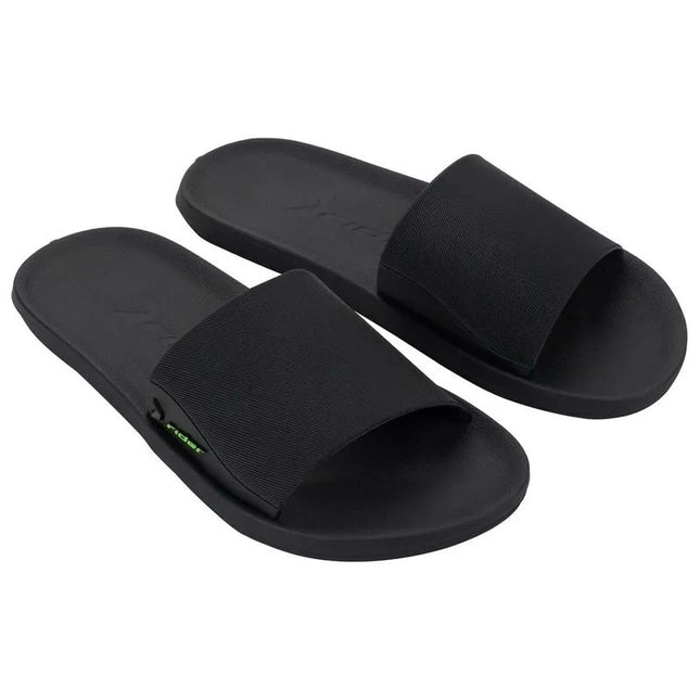 Vyriškos sportinės šlepetės Rider Feel Slide, patogios, juodos spalvos