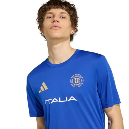 Vyrų „adidas“ Italijos 26 marškinėliai, mėlyni, KH2306