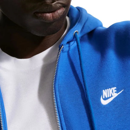Vyrų džemperis su užtrauktuku Nike Club BB, mėlynas, FN3861 480