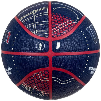 Wilson NBA Visų žvaigždžių 2024 Indianapolis Kolekcinis kamuolys WZ2015601XB