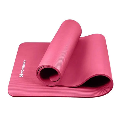 Wozinsky mankštos kilimėlis 181 x 63 x 0,9 cm, rožinės spalvos gimnastikos ir jogos kilimėlis