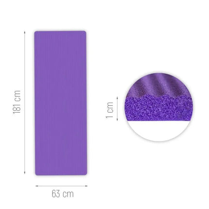 Wozinsky mankštos kilimėlis 181 x 63 x 0,9 cm, rožinės spalvos gimnastikos ir jogos kilimėlis