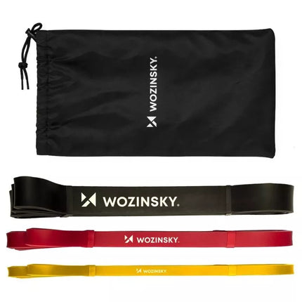 Wozinsky WGO-3 lateksinės pasipriešinimo gumos - 3 vnt.