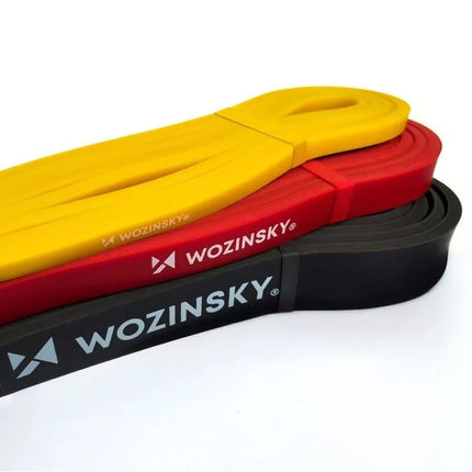 Wozinsky WGO-3 lateksinės pasipriešinimo gumos - 3 vnt.