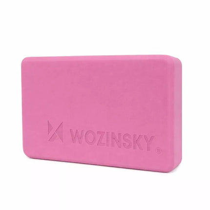Wozinsky WKDJ-P jogos kaladėlė pilatesui ir tempimo pratimams - rožinė