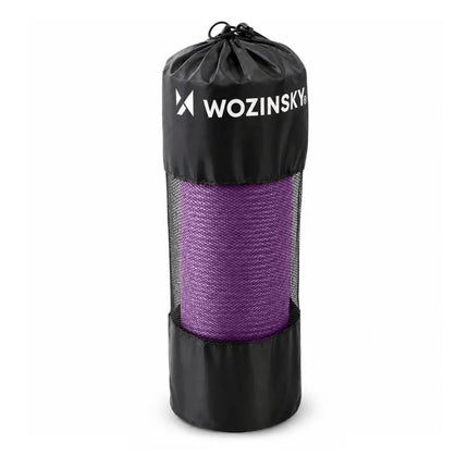 Wozinsky WNSP-15F mankštos kilimėlis 183 x 61 x 1,5 cm, storas gimnastikos kilimėlis jogai ir fitnesui – purpurinis