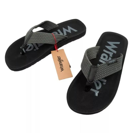 Wrangler Zane vyriški šlepetės, pilki flip-flop'ai