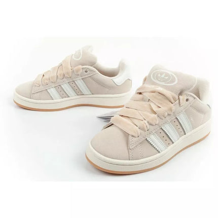 Adidas women's sports shoes Campus 00s leather sneakers beige