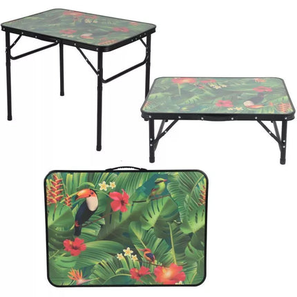 CAMPING TABLE 75x55x25-59CM FLOWER ENERO CAMP