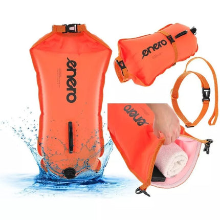 INFLATABLE SAFETY BUOY DRY POCKET 2IN1 ENERO 72X36CM