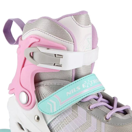 NH18192 4in1 PINK SIZE S(29-33) ROLLER SKATING WITH HOCKEY SLEEVE NILS EXTREME