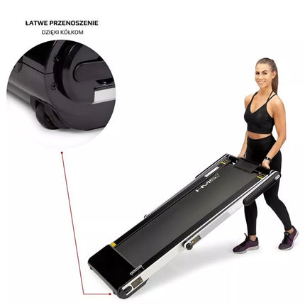 HMS LOOP12 MULTI Electric Treadmill with Desk 1-12 km/h, Gray