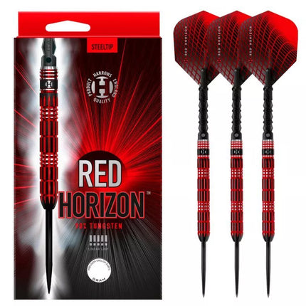 Harrows RED HORIZON 90% plieniniai Darts Raudonas Horizontas