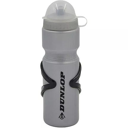 DUNLOP 750 ml dviračio gertuvė su laikikliu sidabrinė
