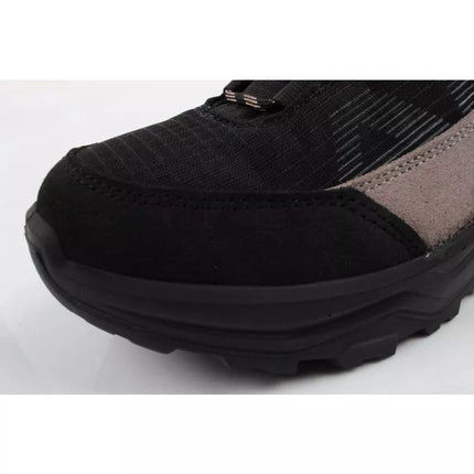 Moteriški trekingo sportiniai batai Adapta Gore-tex odiniai juodi/rožiniai Aku
