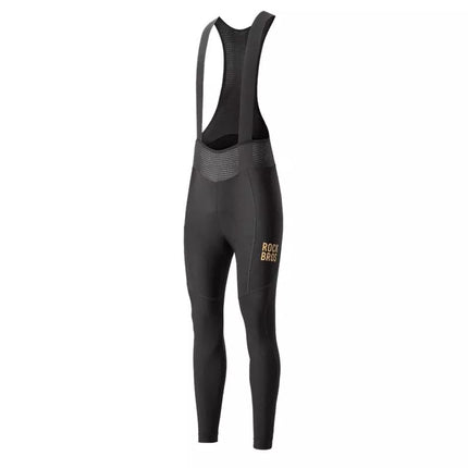 Rockbros YDCK012-1 Long Fleece Bib Tights with Pad Size M - Black