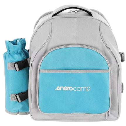 THERMAL PICNIC BACKPACK BLUE AND GREY 25L ENERO CAMP